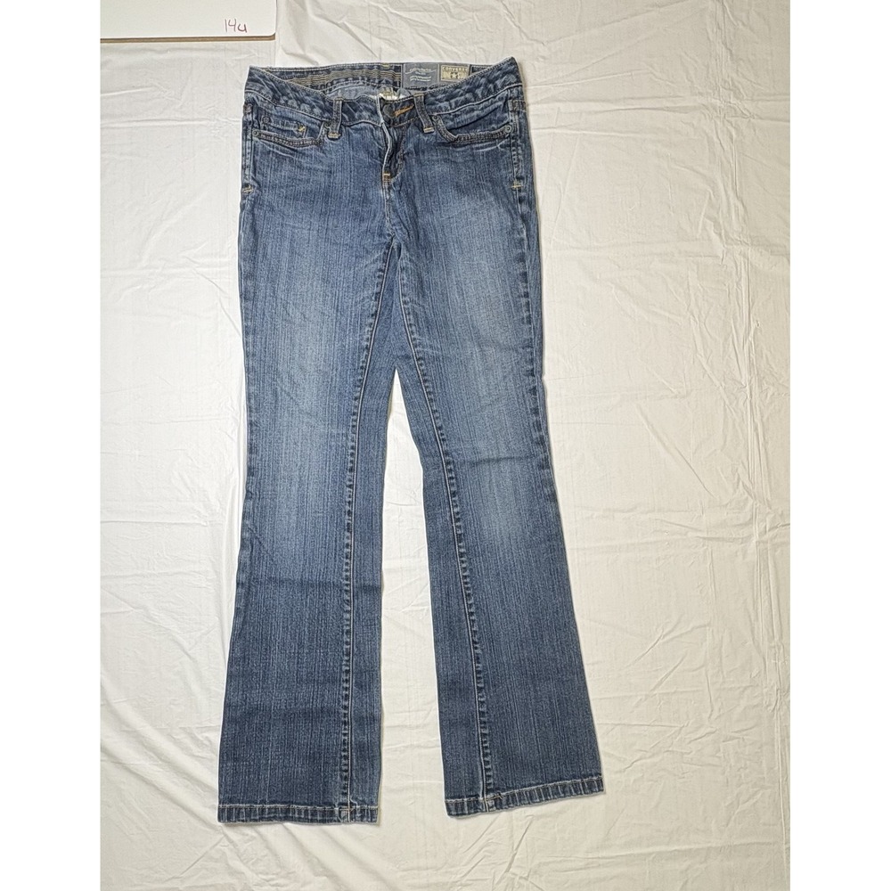Womens Converse One Star denim blue jeans. Size 2. Straight leg.